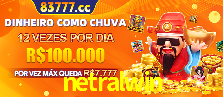 Banner do programa de recompensas Recomende para amigos do netralwin, detalhando os bônus por convidar amigos, com prêmios que chegam a R$288.888.